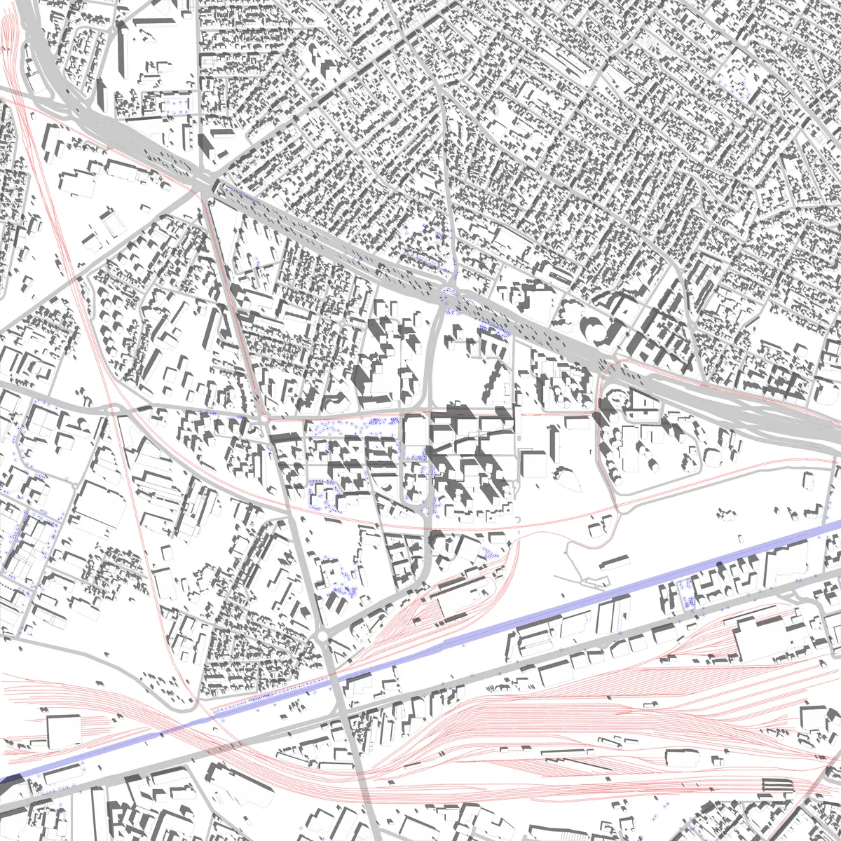 Bobigny Lageplan (2,5 km)
