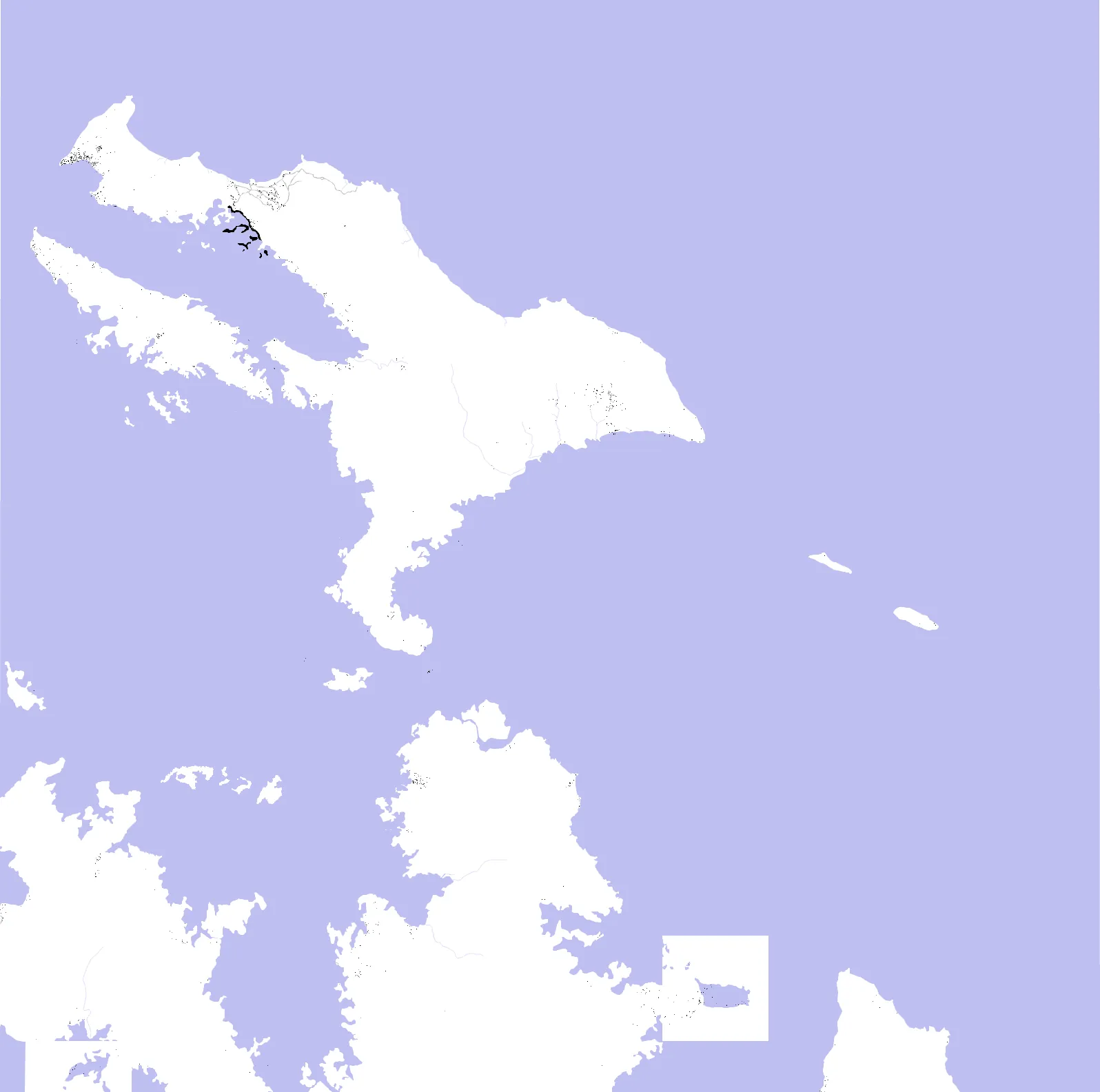 Bocas del Toro plano de masas