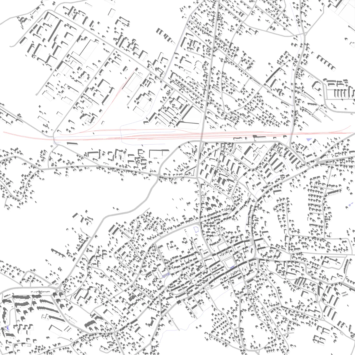 Bochnia plan zagospodarowania (2,5 km)