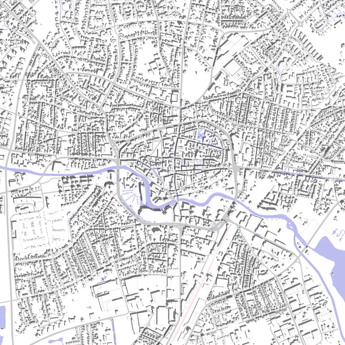 Bocholt site plan (2.5 km)