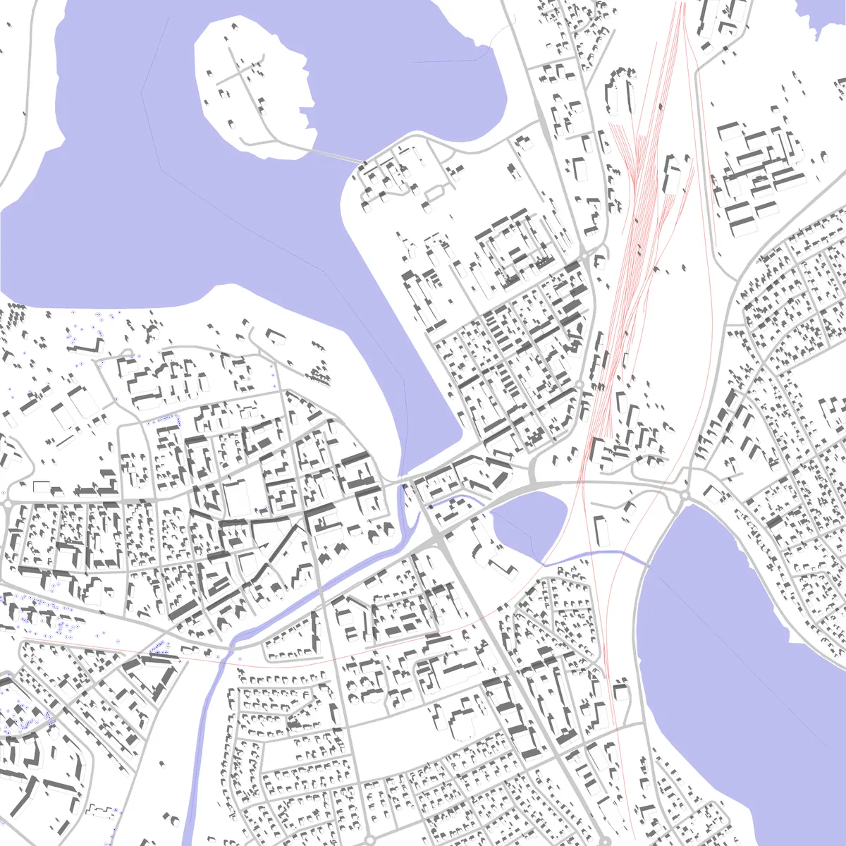 Boden situationsplan (2,5 km)