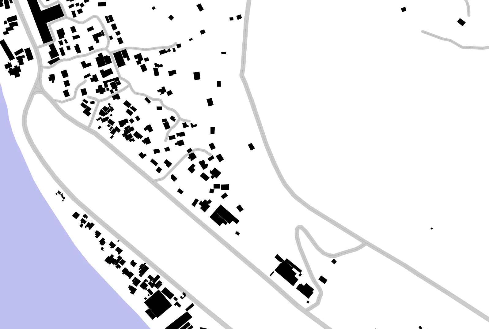 Boe District figure ground plan