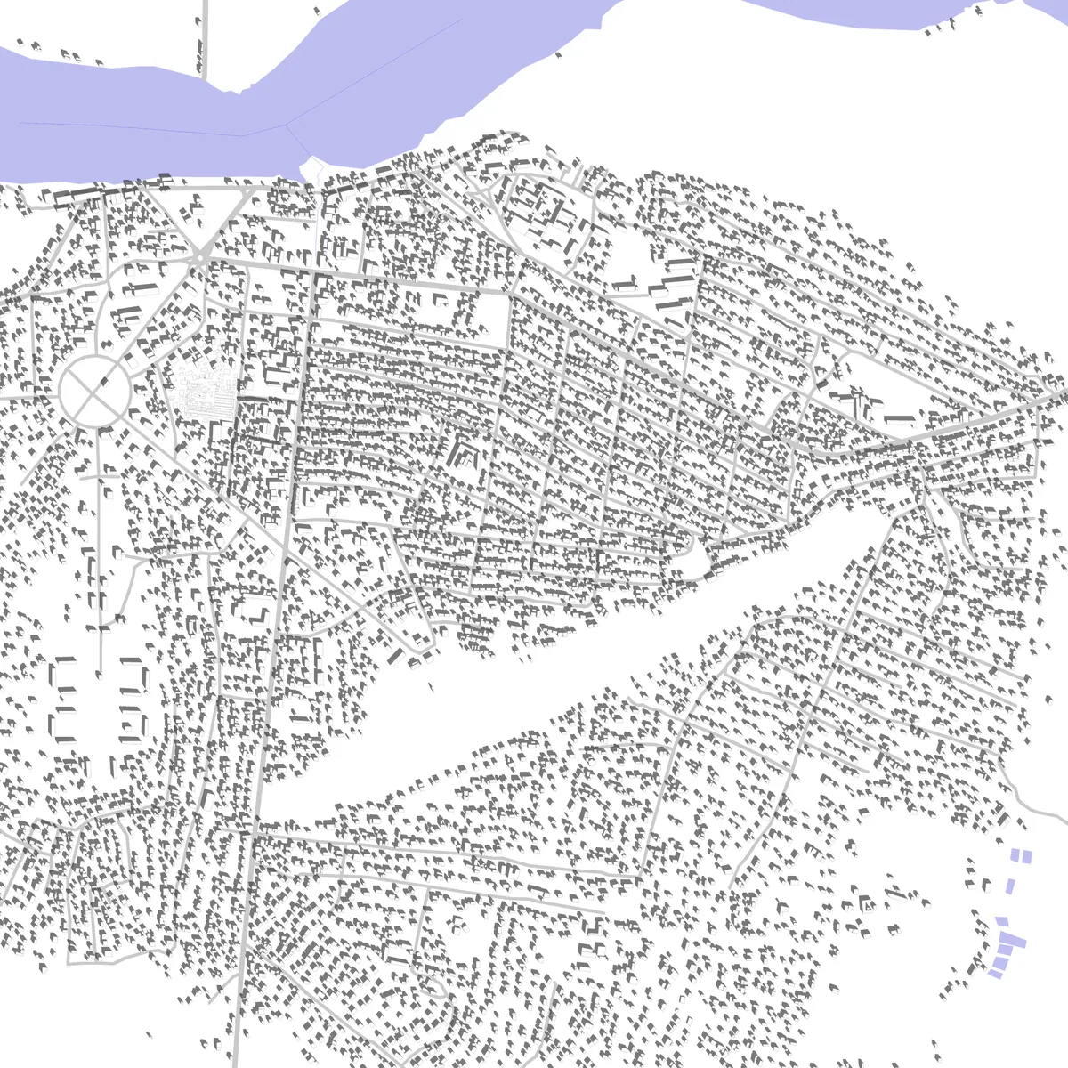 Boende plan de situation (2,5 km)