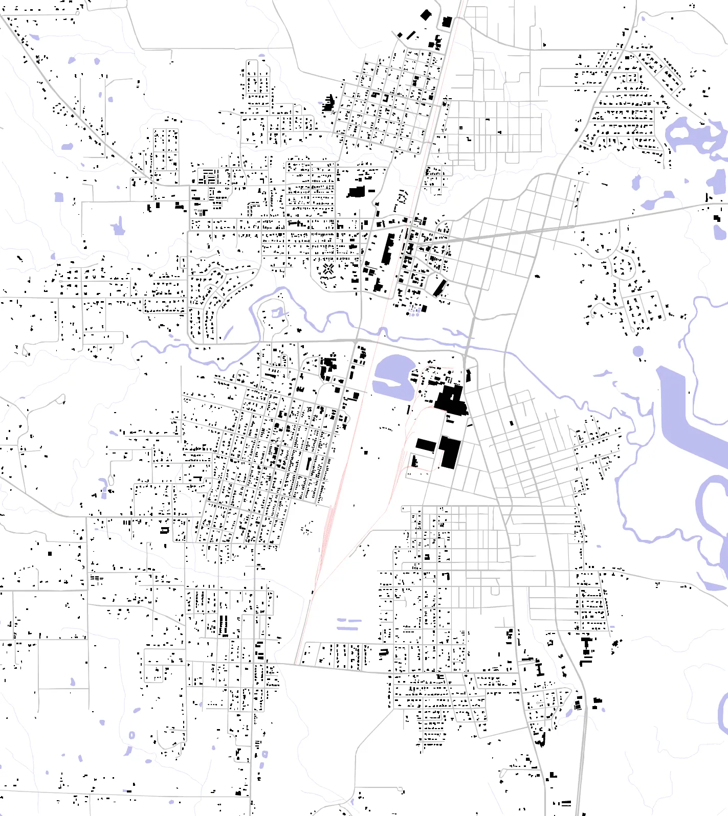 Bogalusa figure ground plan
