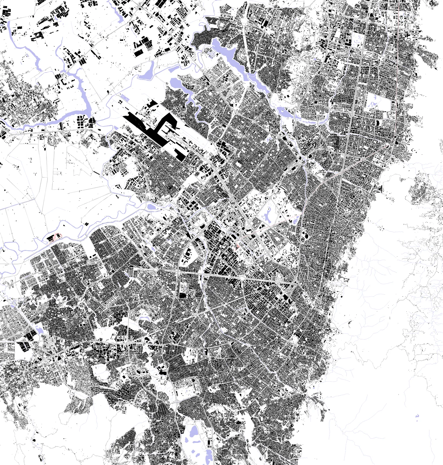 Bogotá figure ground plan