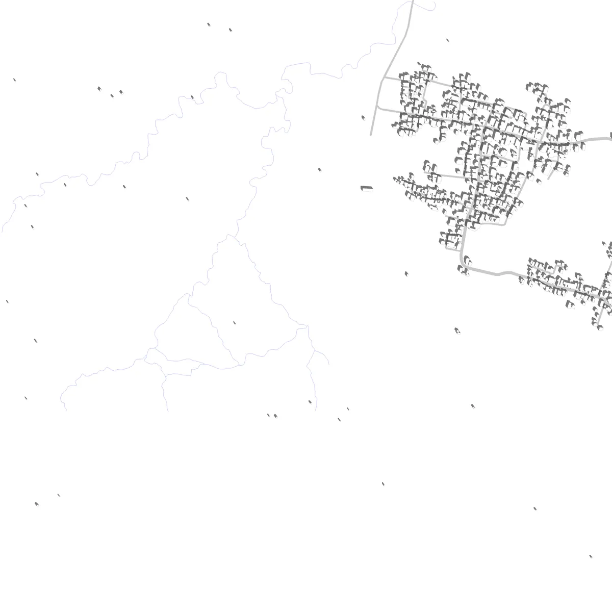 Bojonegoro Lageplan (2,5 km)