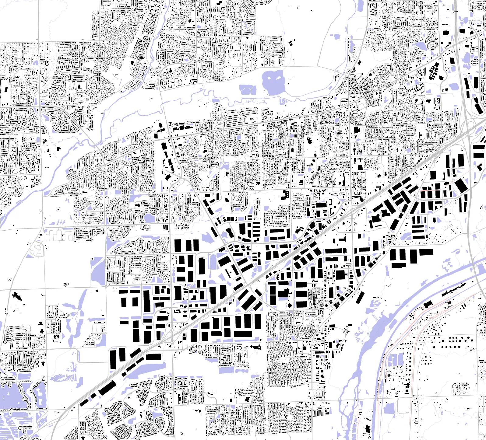 Bolingbrook figure ground plan