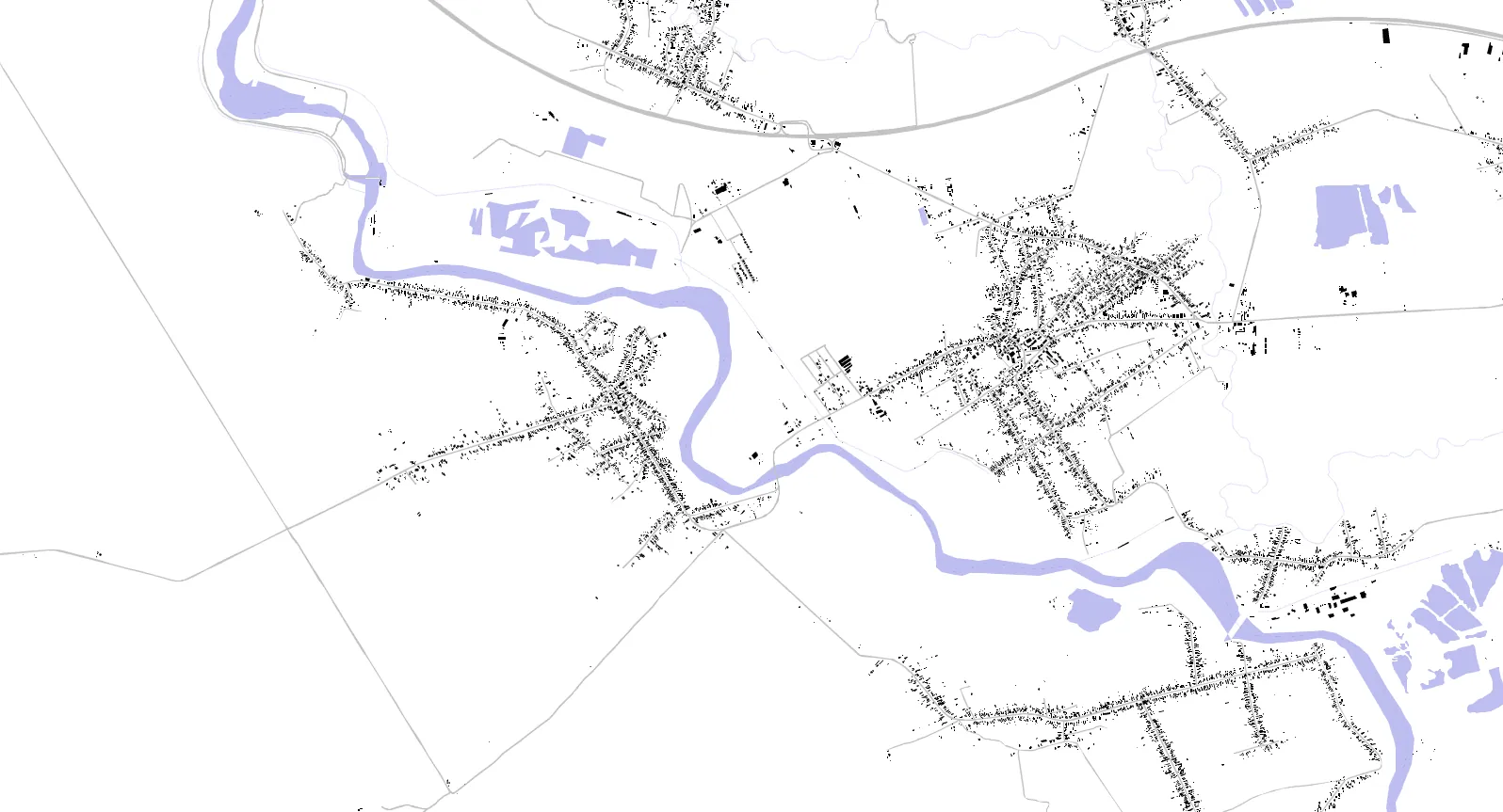 Bolintin-Vale figure ground plan