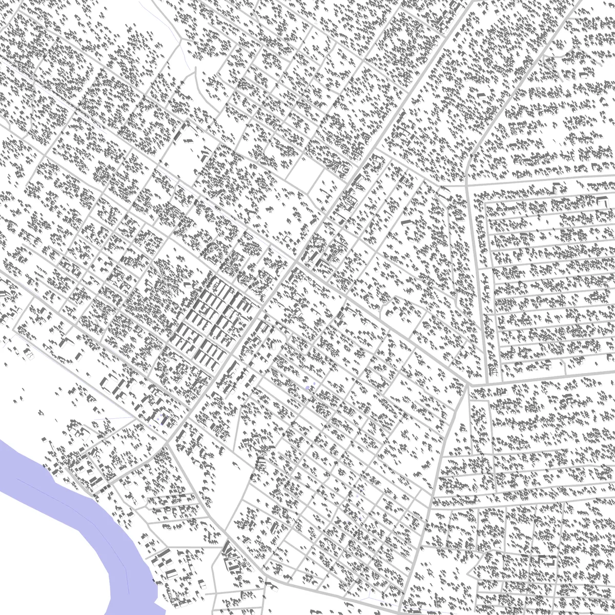 Bor Lageplan (2,5 km)