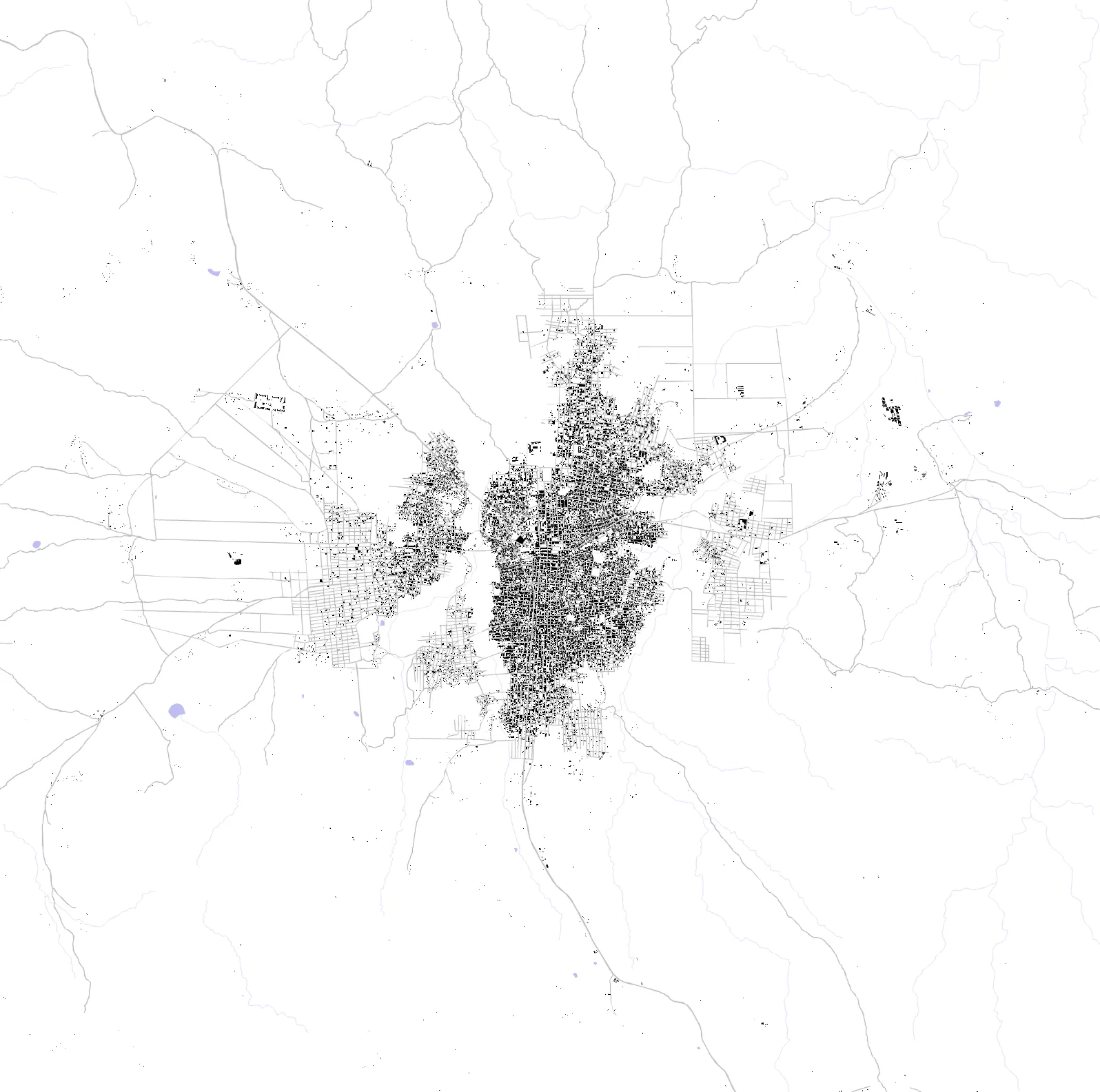 Borama figure ground plan