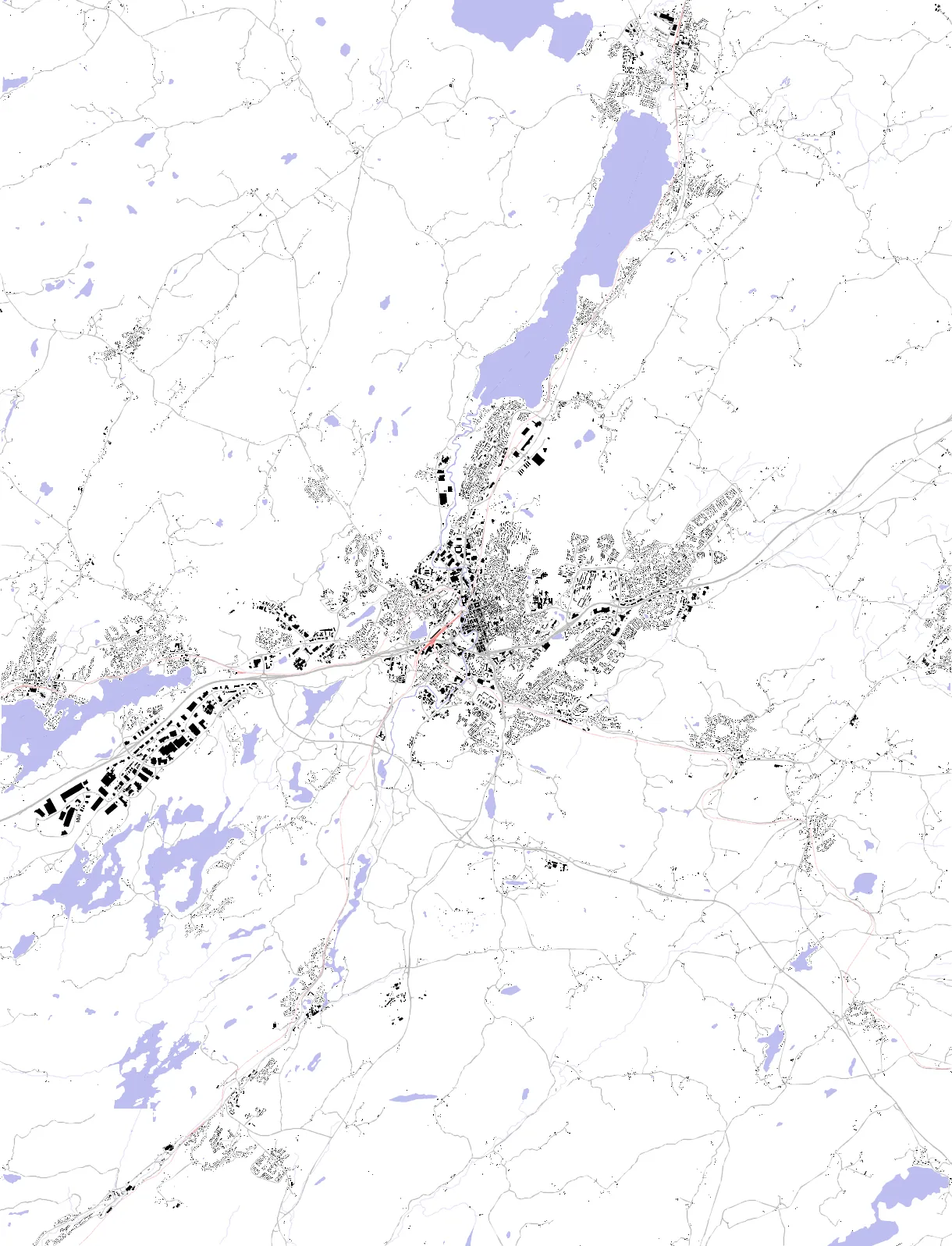 Borås figure ground plan