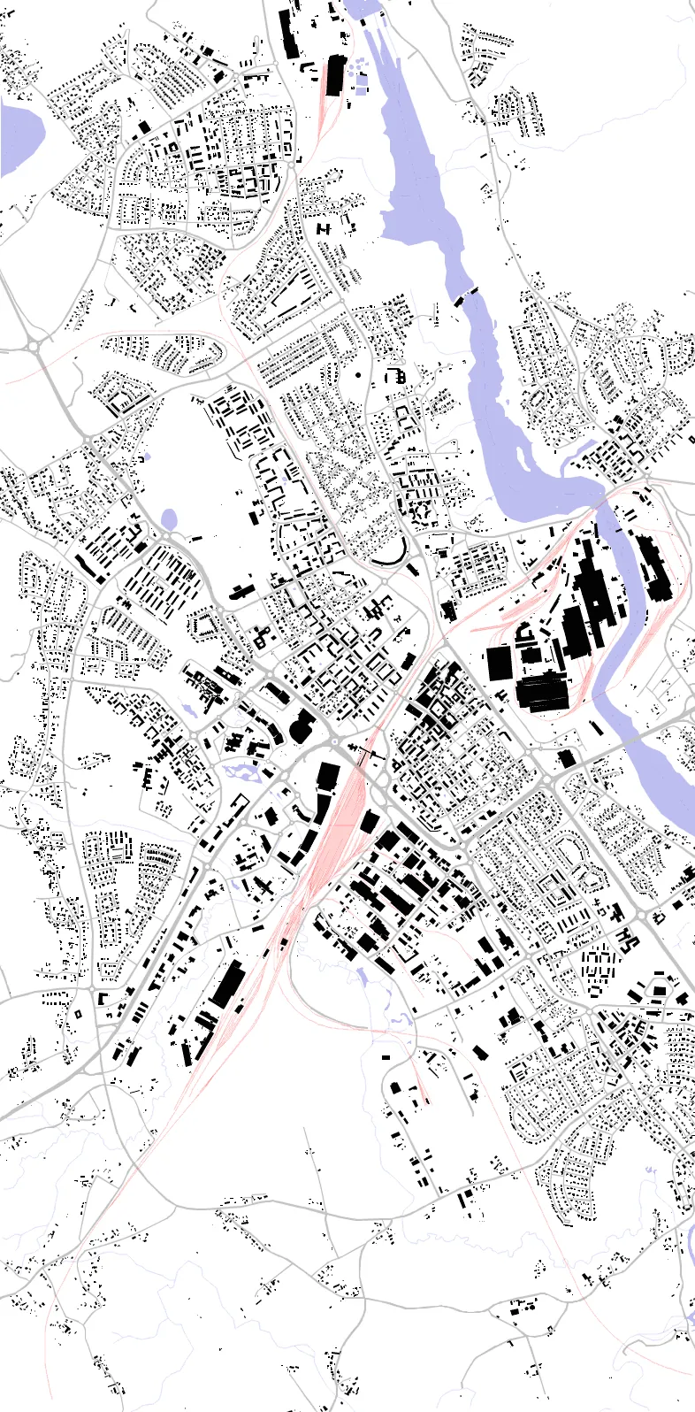 Borlänge figur-bakgrundsplan