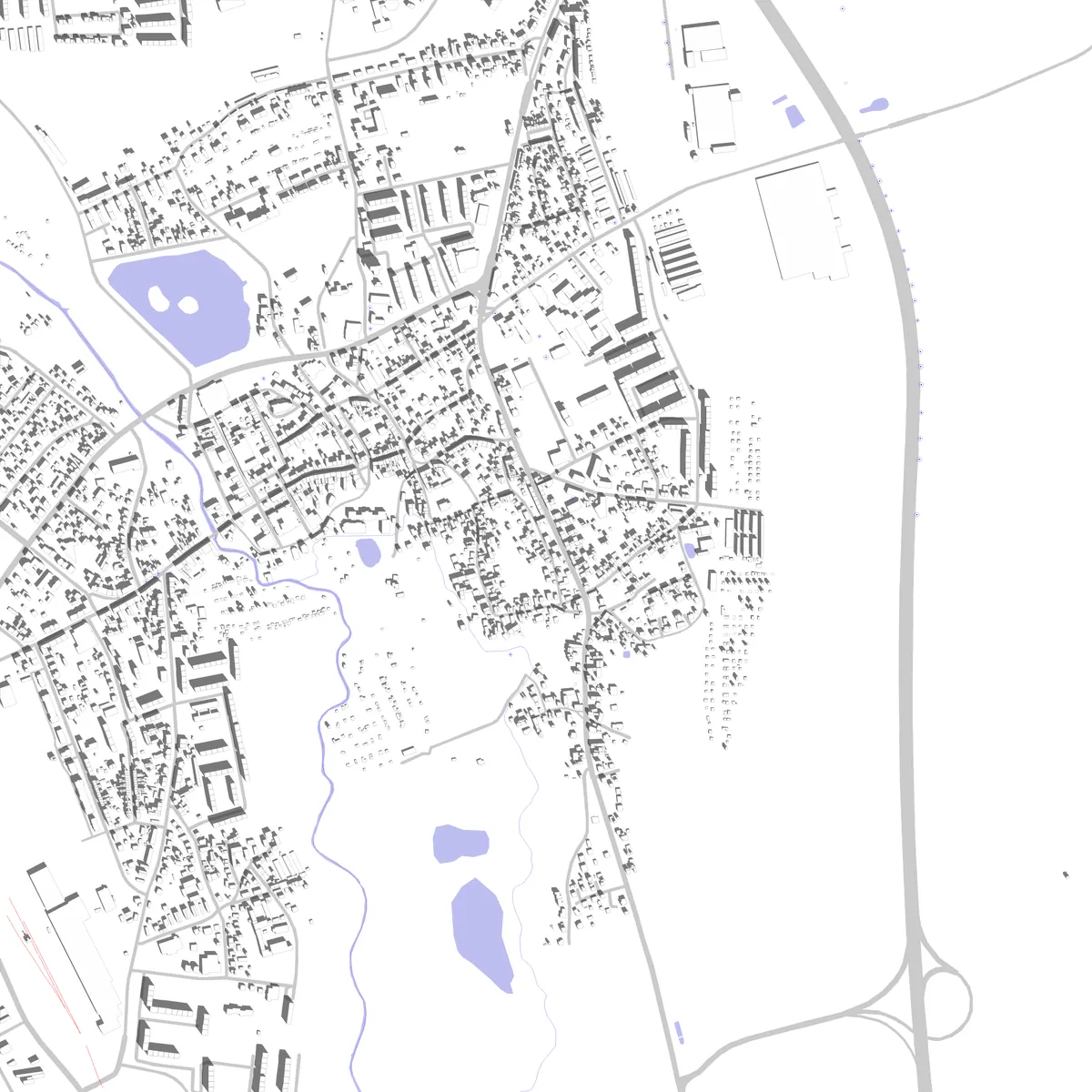 Borna Lageplan (2,5 km)