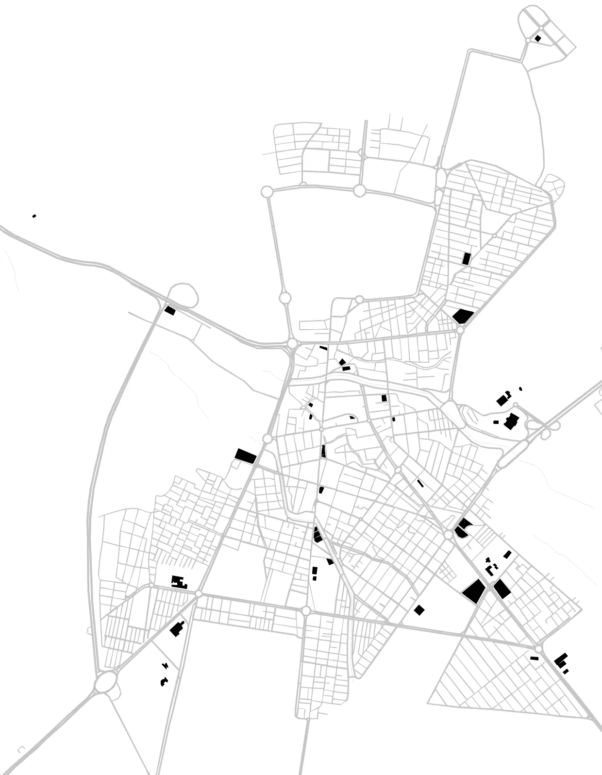 Borujen figure ground plan