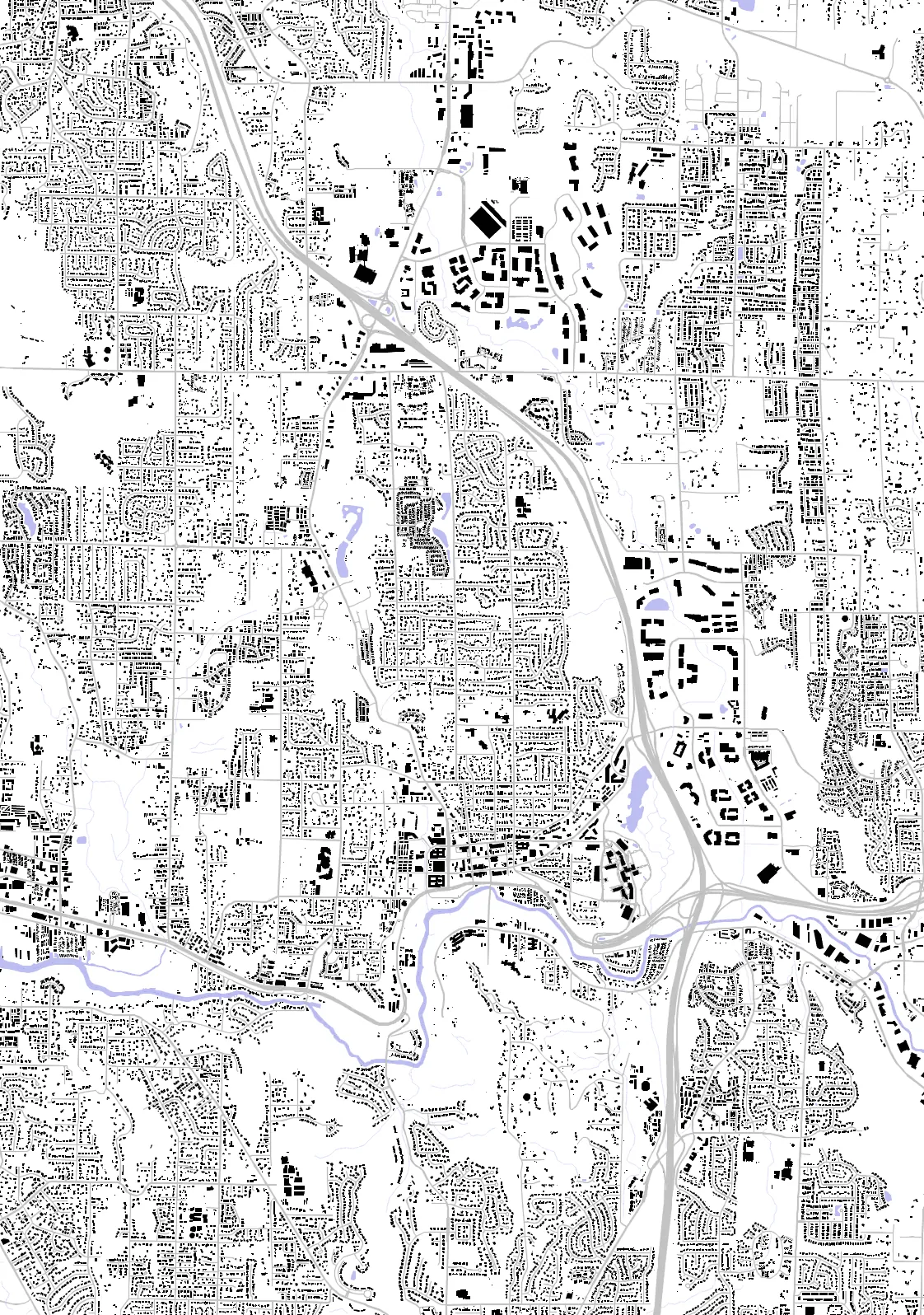 Bothell figure ground plan