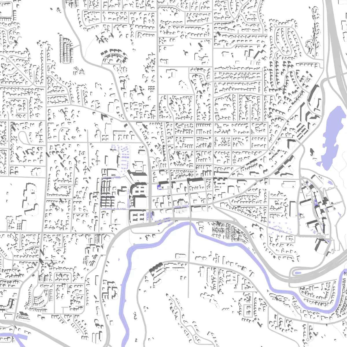 Bothell site plan (2.5 km)