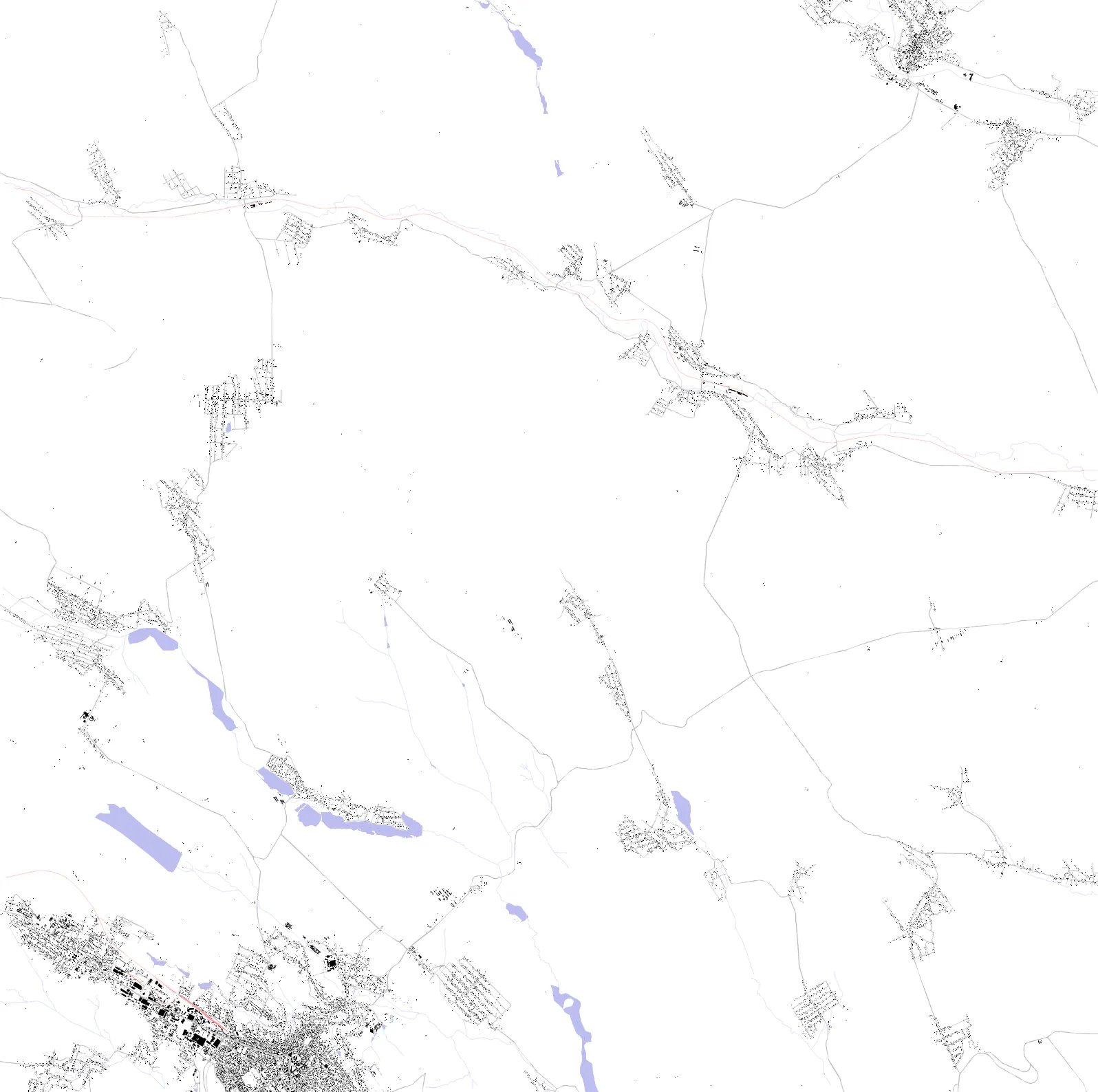 Botoșani figure ground plan