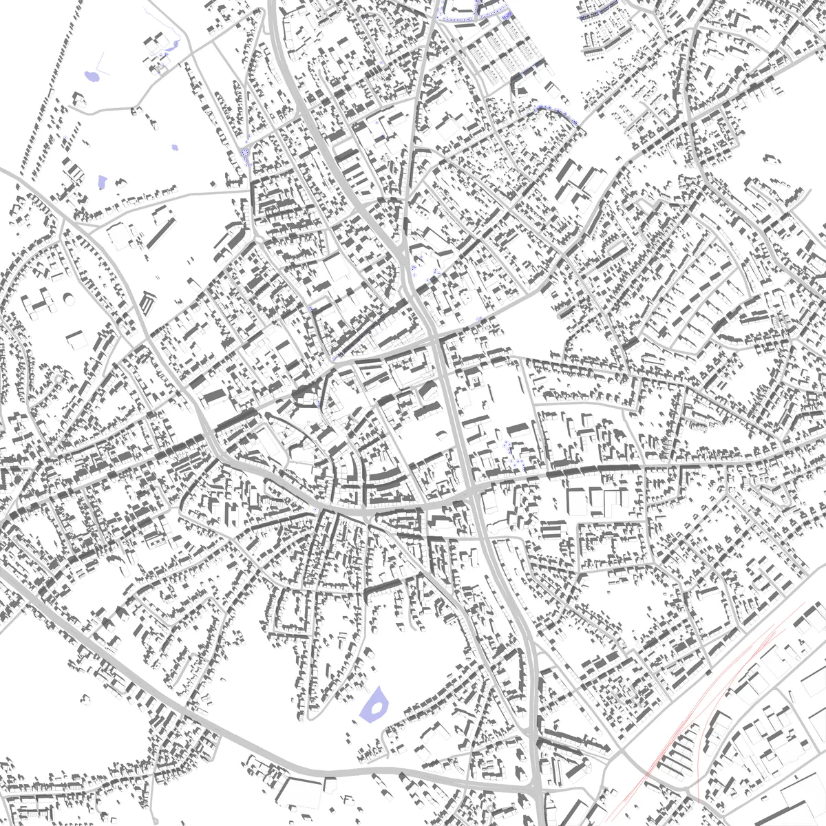 Bottrop Lageplan (2,5 km)