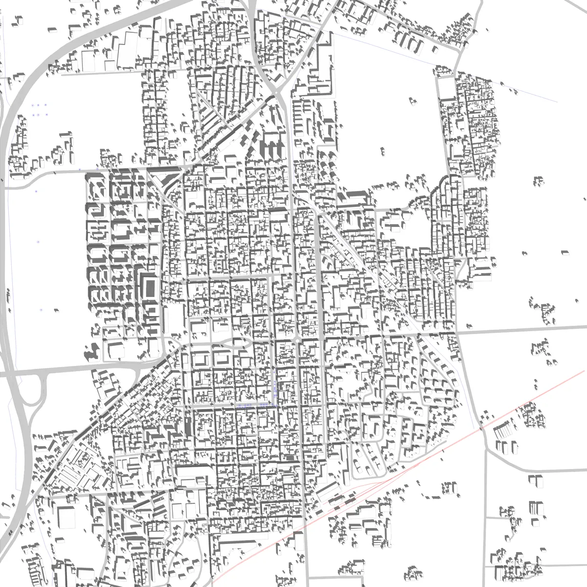 Boufarik site plan (2.5 km)