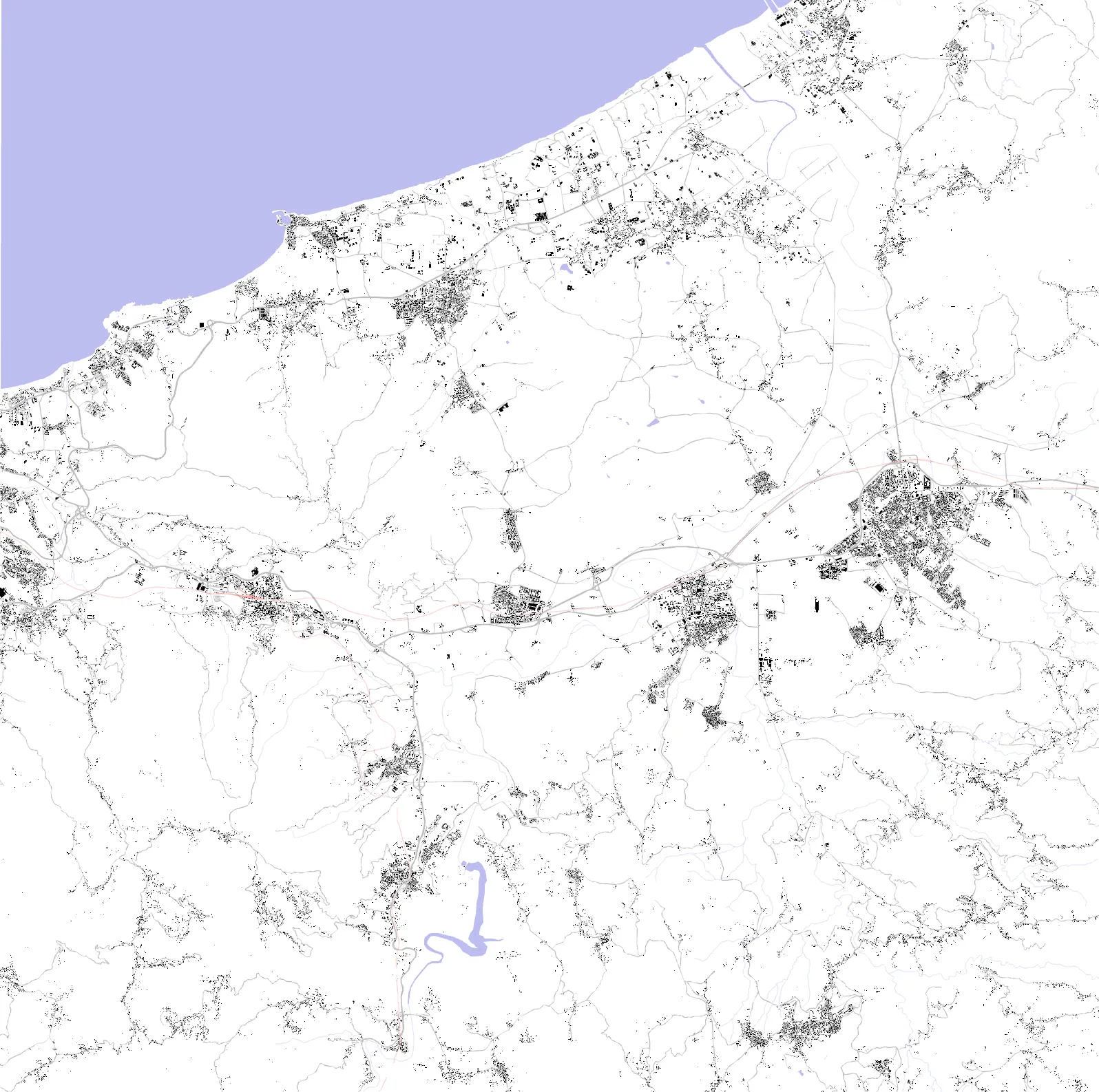 بومرداس: مخطط الكتلة والفراغ