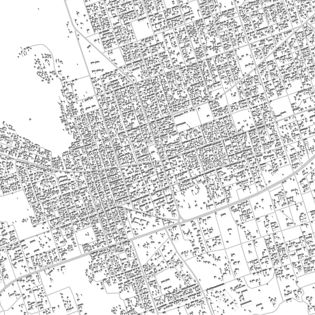 Boundiali site plan (2.5 km)