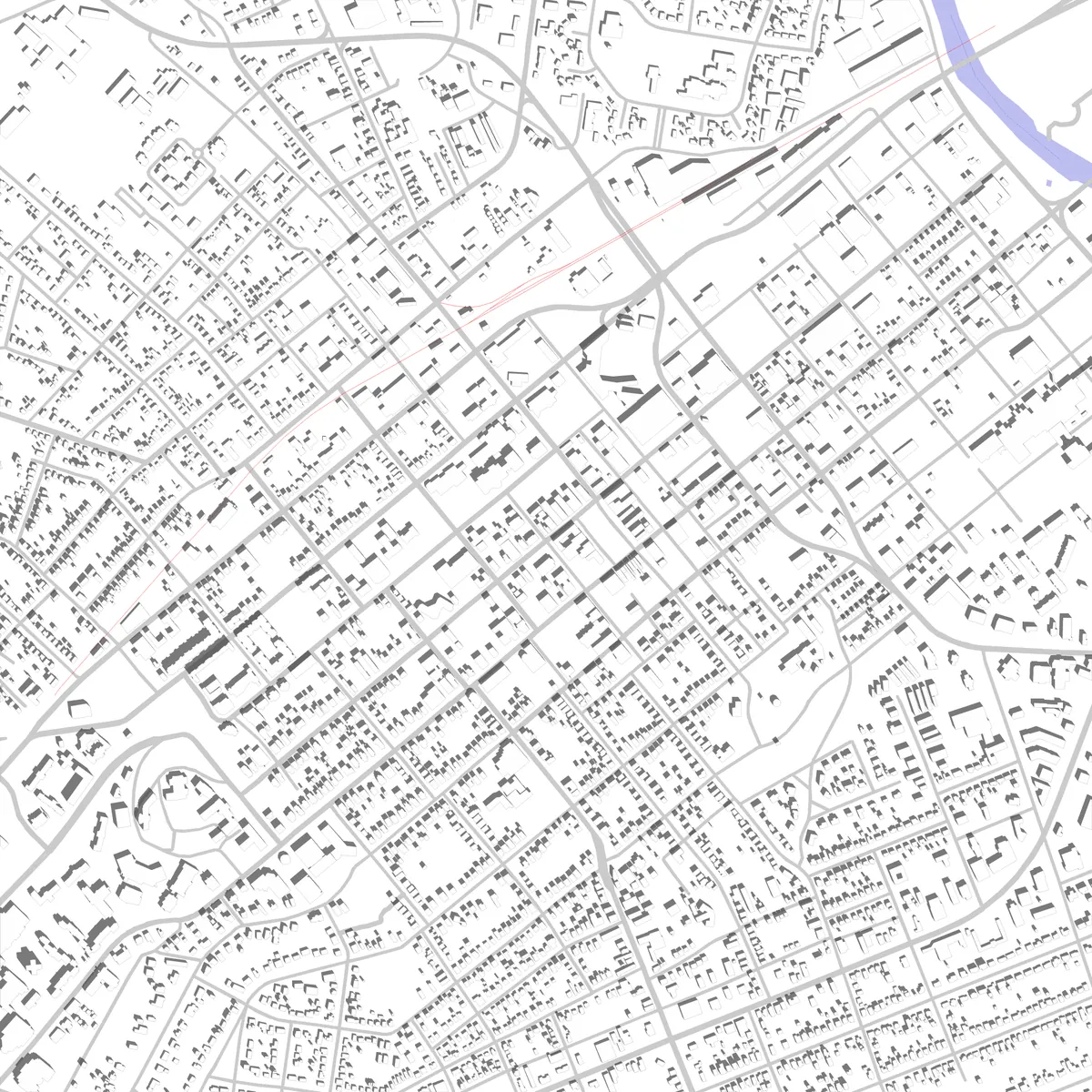 Bowling Green site plan (2.5 km)