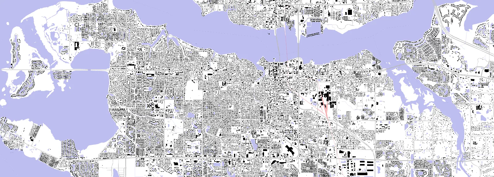 Bradenton figure ground plan
