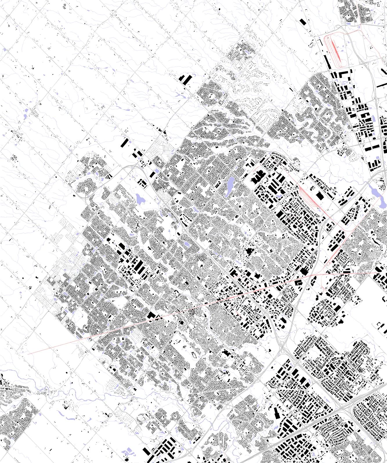 Brampton figure ground plan