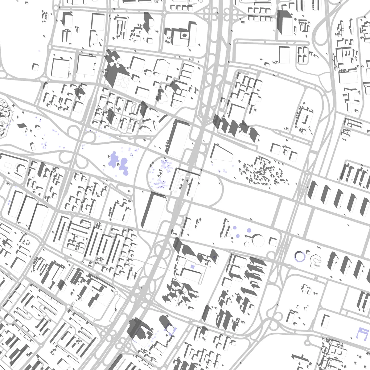 Brasília planta de localização (2,5 km)