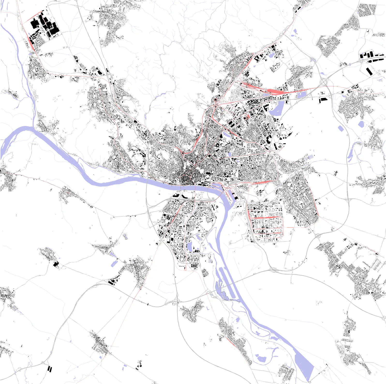 Bratislava figure ground plan