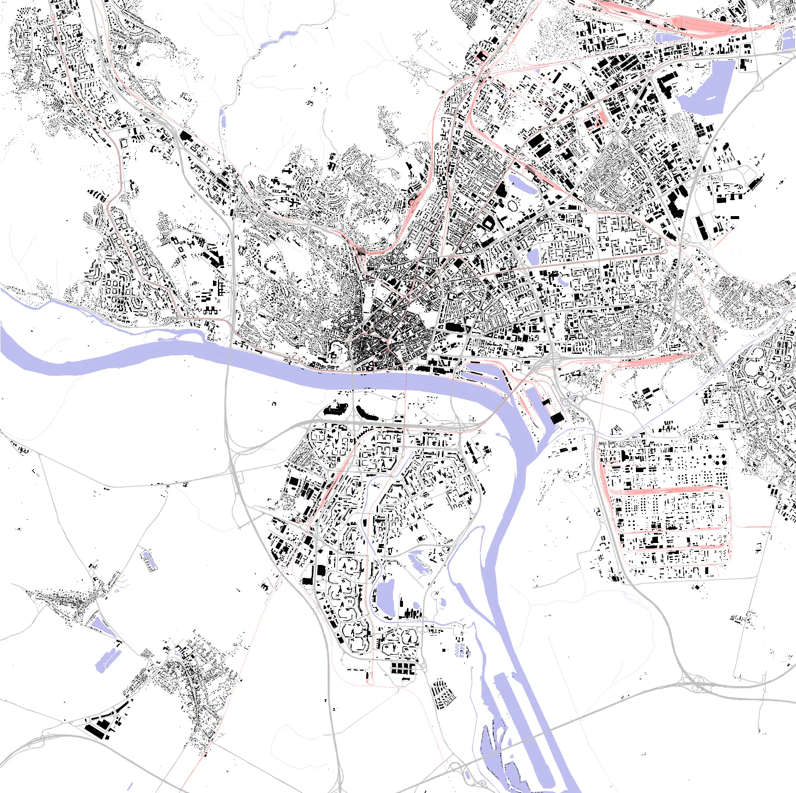 Bratislava figure ground plan