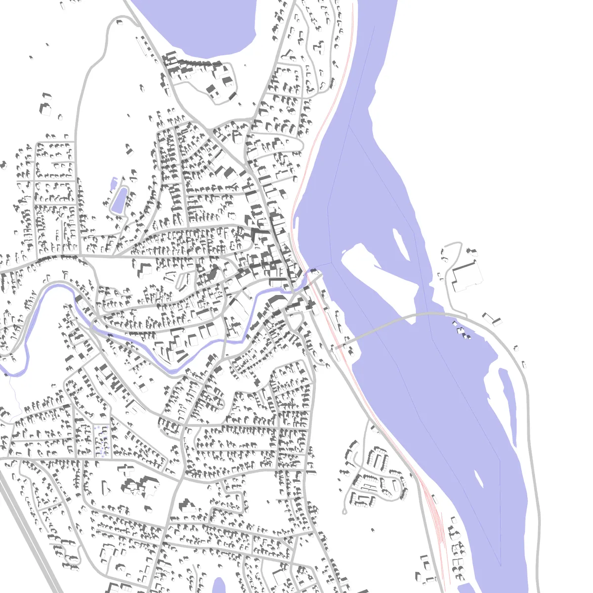 Brattleboro site plan (2.5 km)