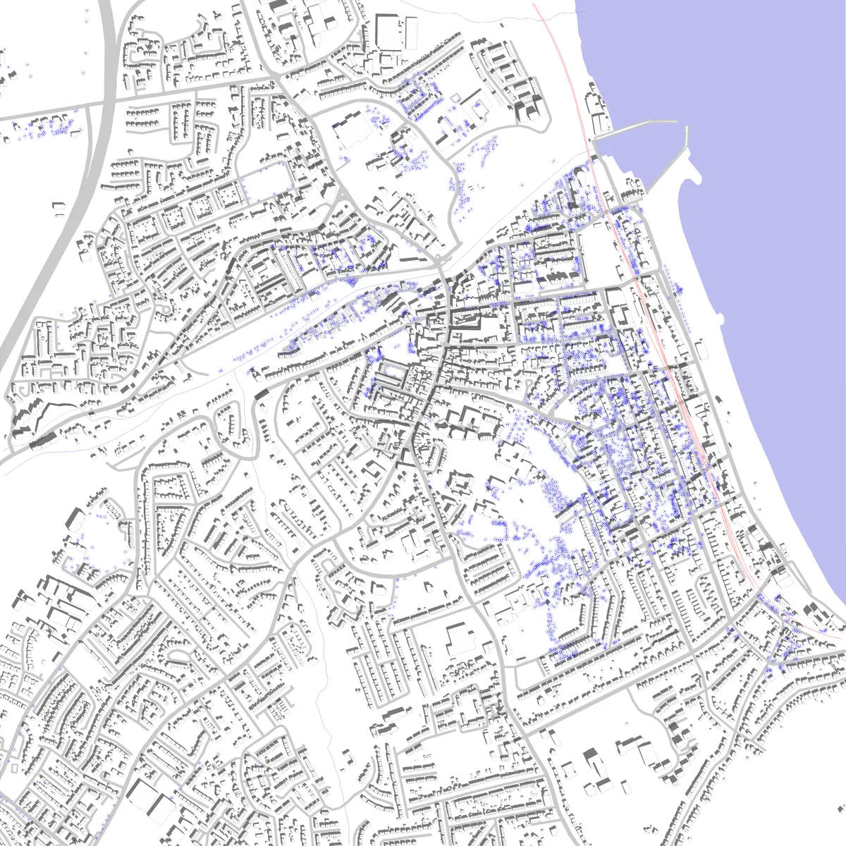 Bray Lageplan (2,5 km)