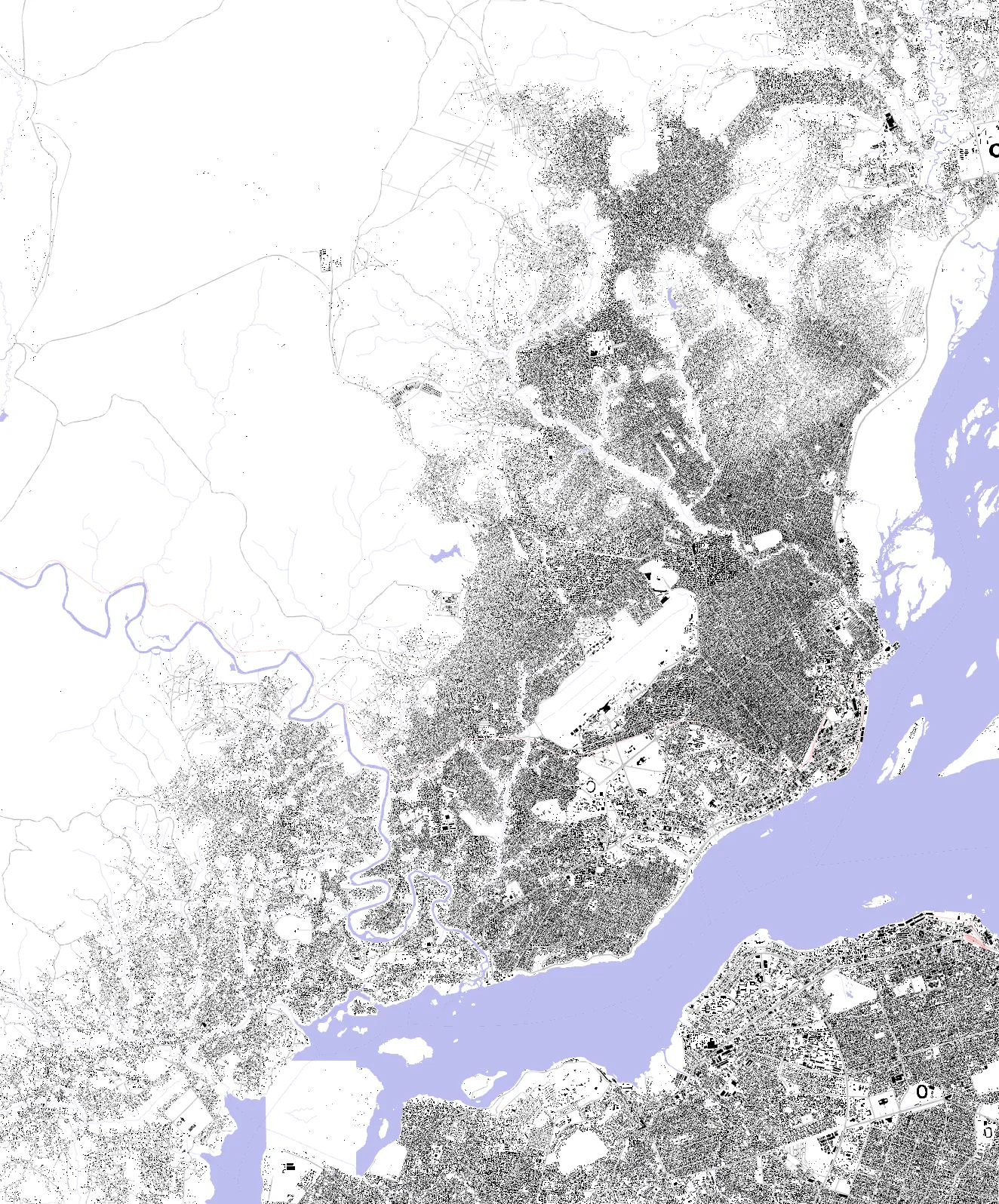 Brazzaville plan de masse