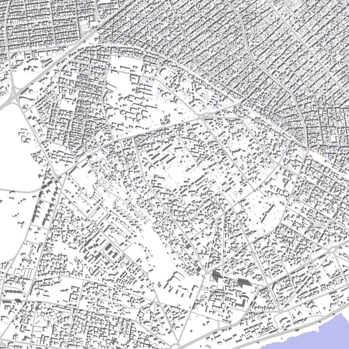 Brazzaville plan de situation (2,5 km)
