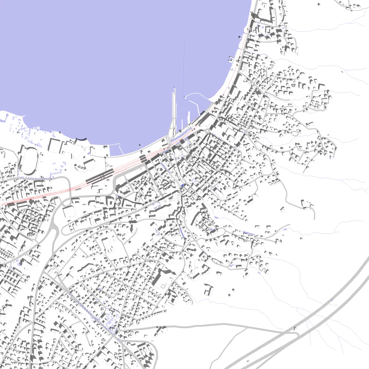 Bregenz Lageplan (2,5 km)
