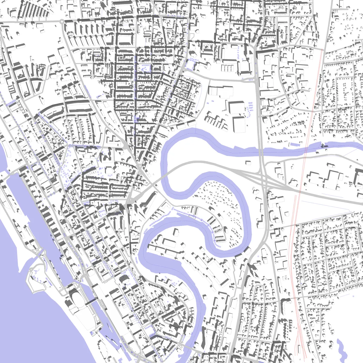 Bremerhaven Lageplan (2,5 km)