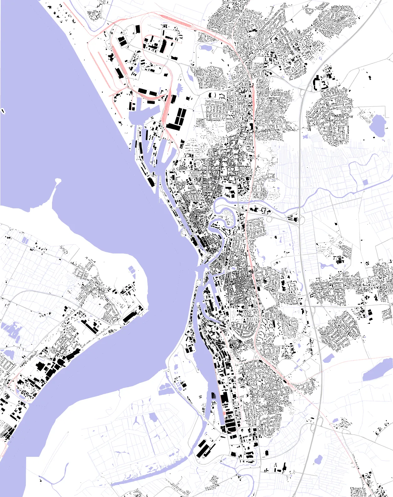 Bremerhaven Schwarzplan