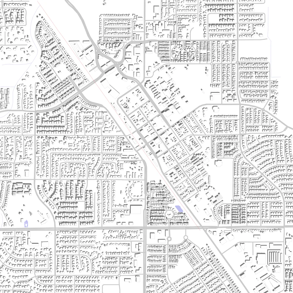 Brentwood site plan (2.5 km)