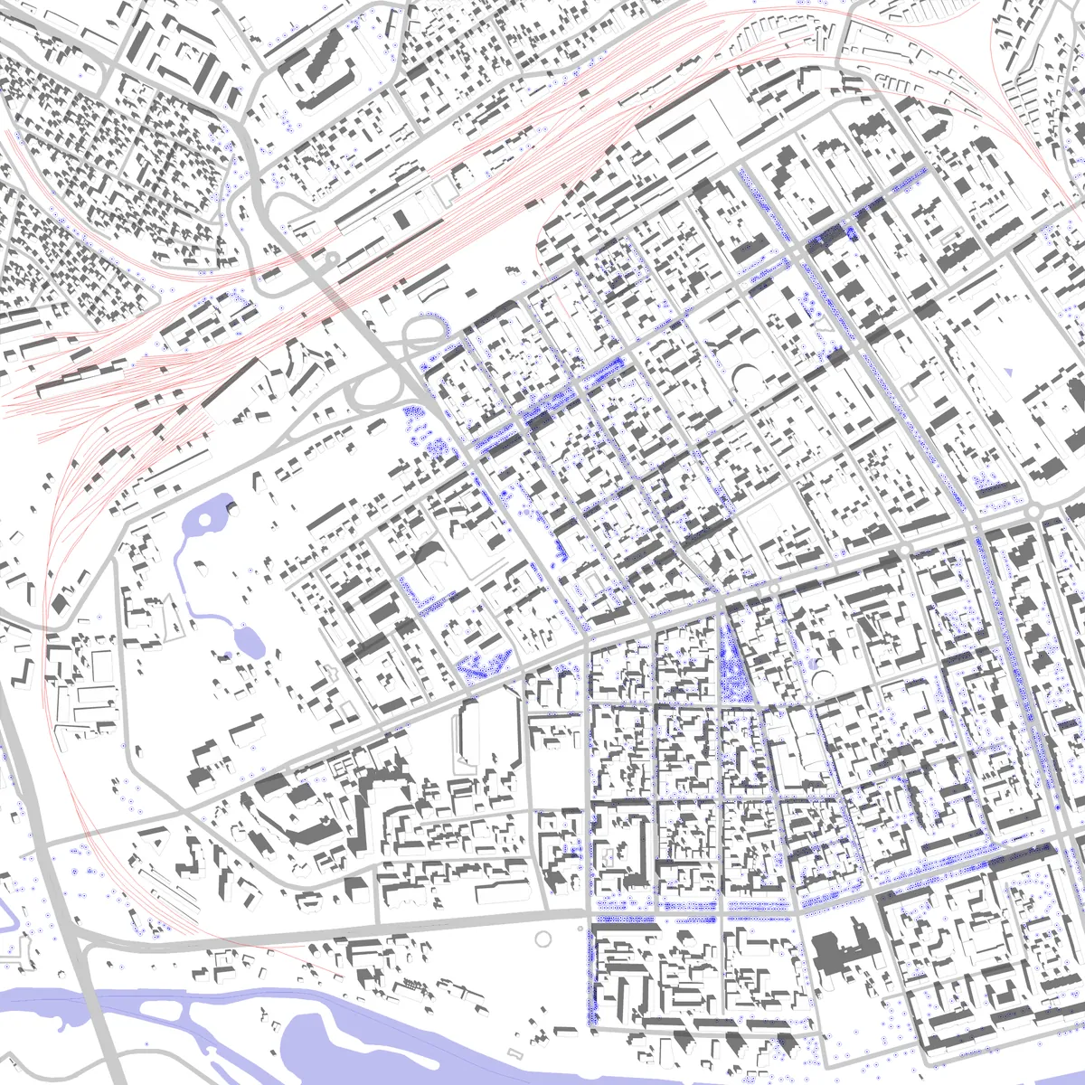 Brest Lageplan (2,5 km)