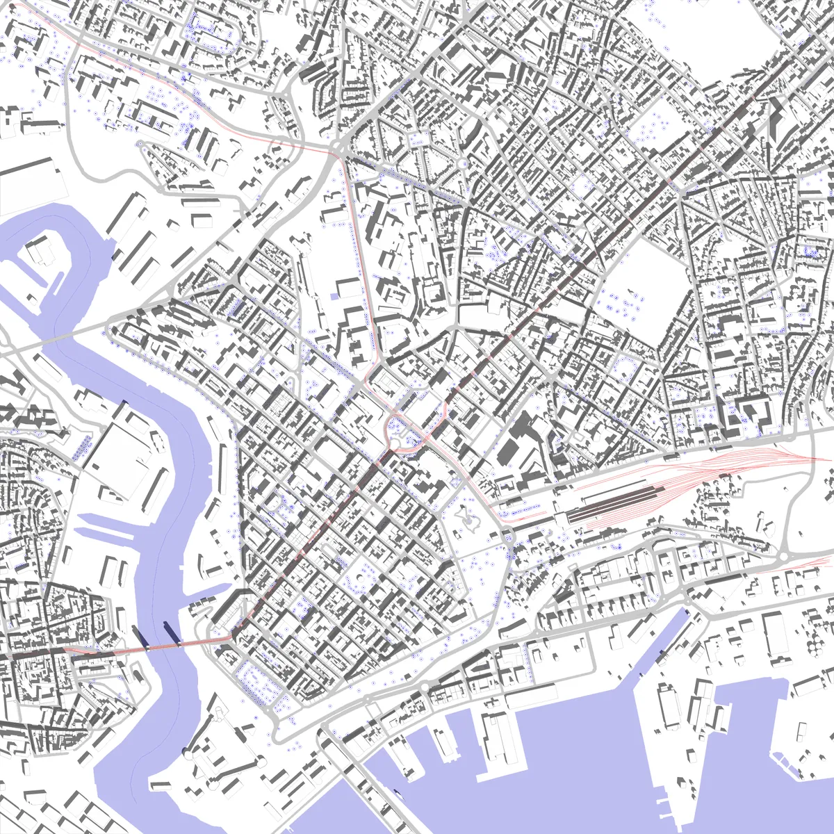 Brest site plan (2.5 km)
