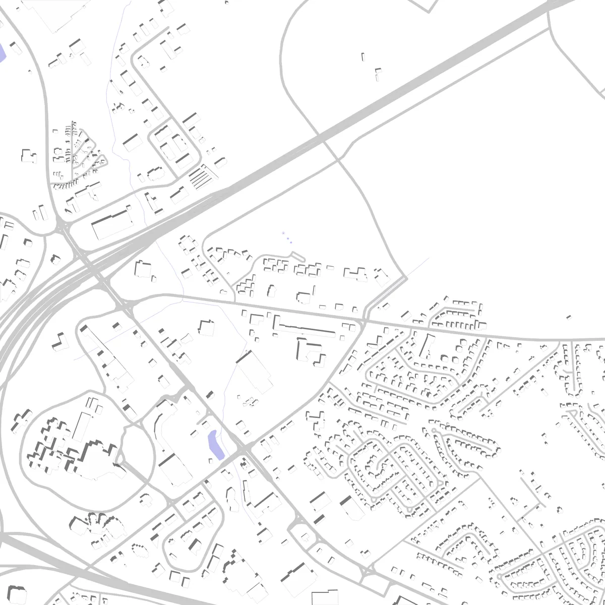 Bridgeton Lageplan (2,5 km)