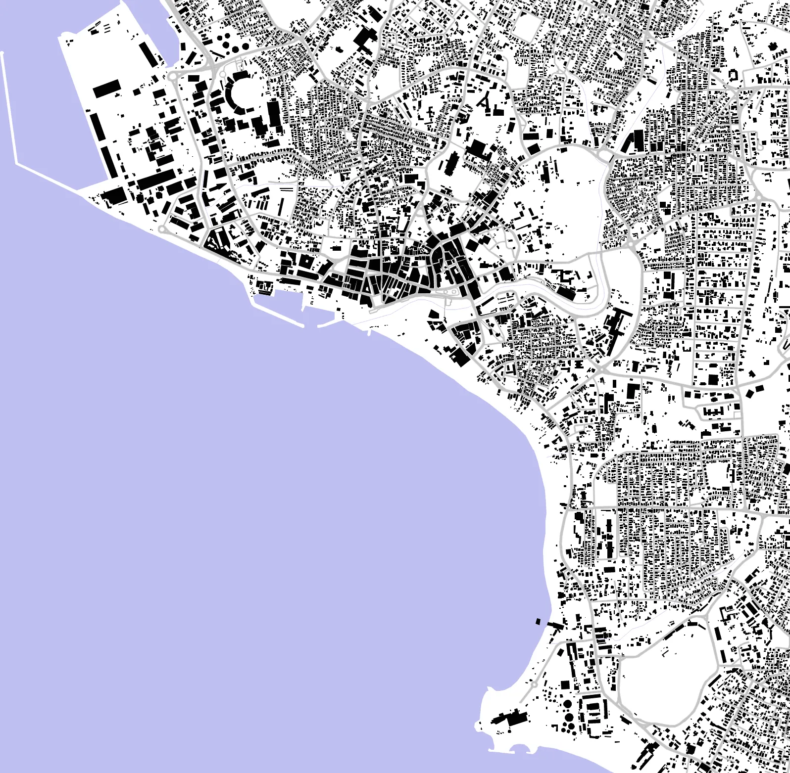 Bridgetown figure ground plan
