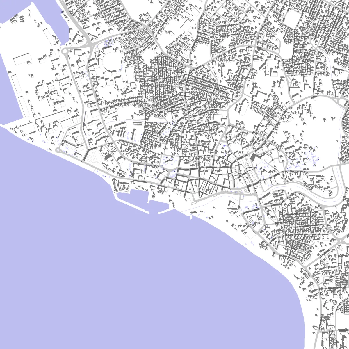 Bridgetown site plan (2.5 km)