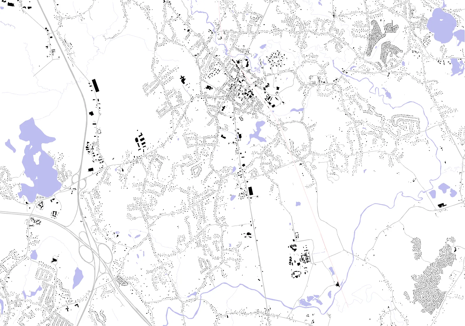 Bridgewater figure ground plan