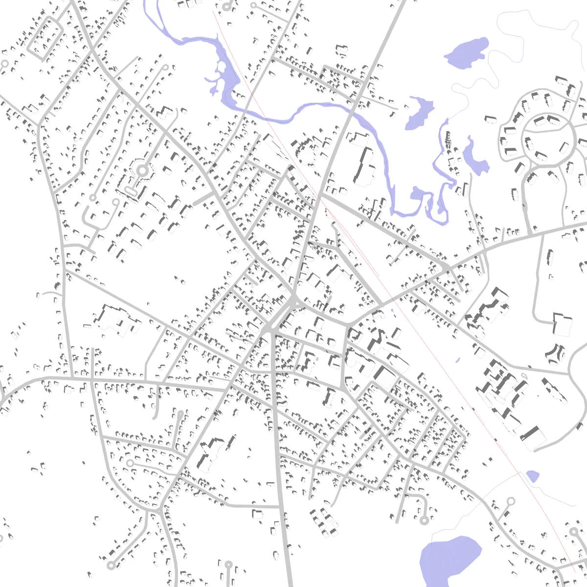 Bridgewater site plan (2.5 km)