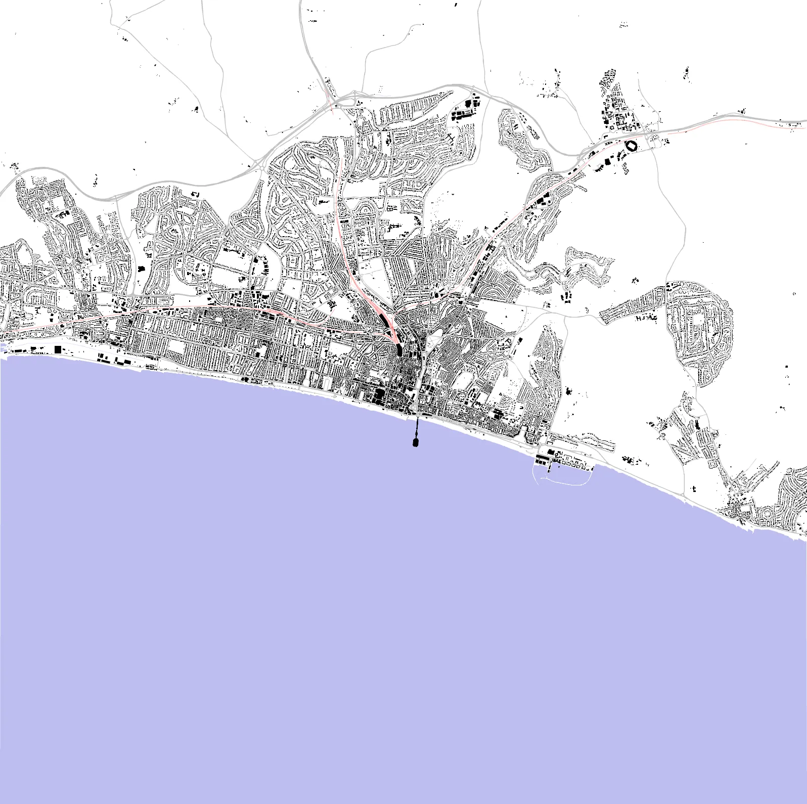 Brighton figure ground plan