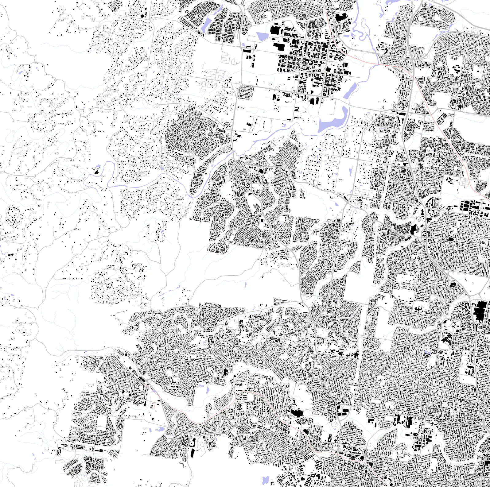 Brisbane figure ground plan