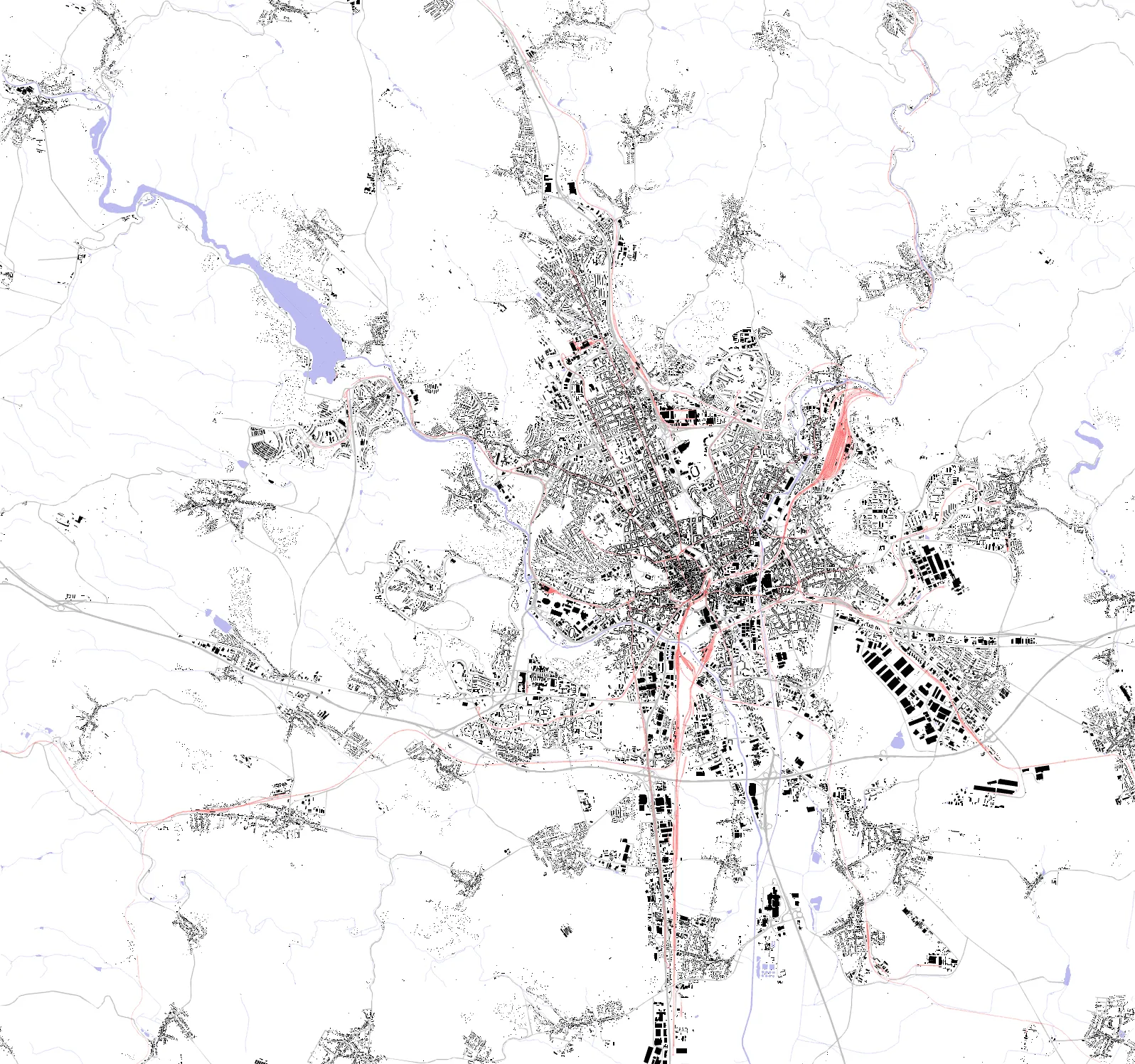 Brno figure ground plan
