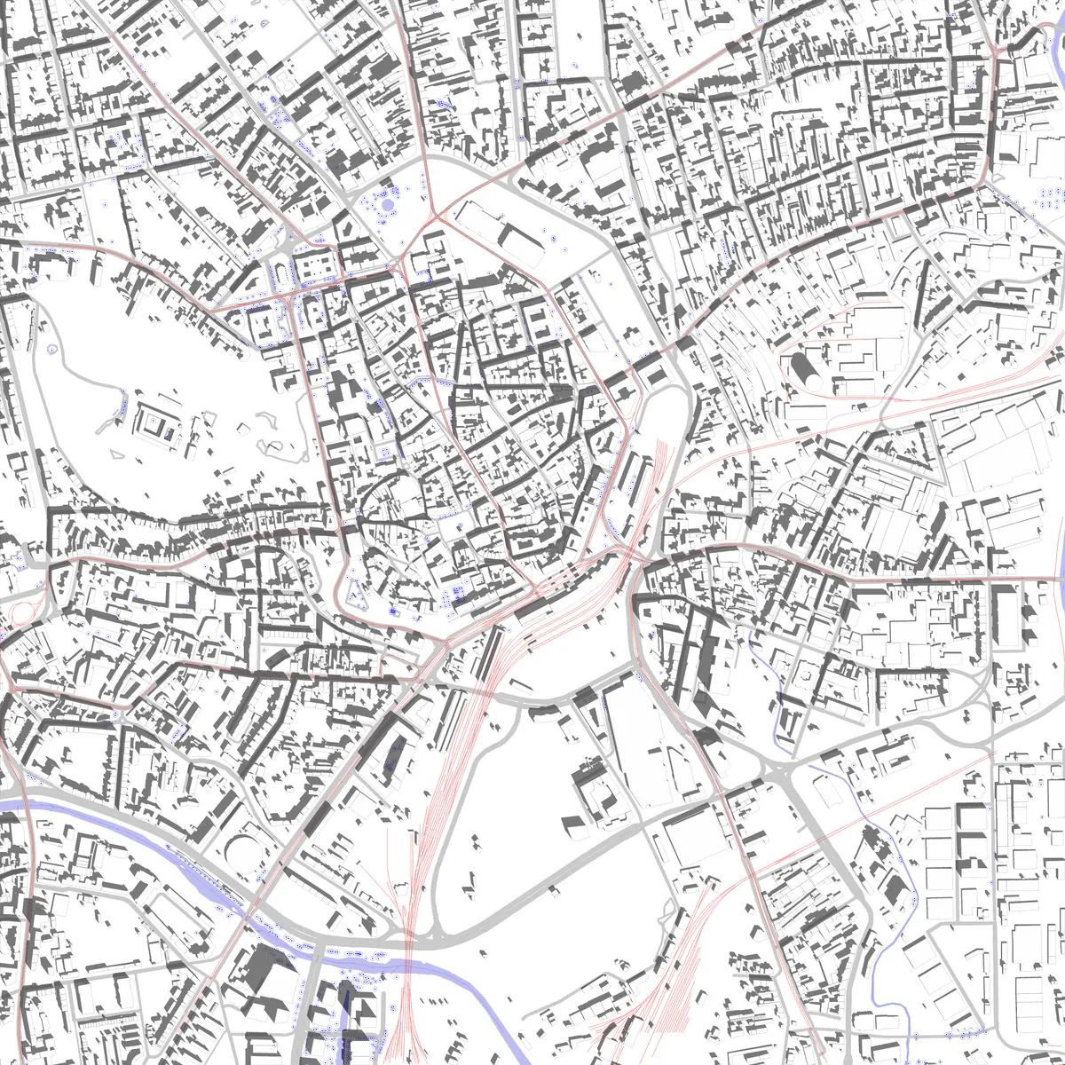 Brno site plan (2.5 km)